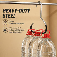 3pcs /Pack Metal Hat Hangers for Closet Baseball Cap Organizer Hooks Space Saving Ring Hanging Racks for Scarves, Belts, Ties, Shawls, Purses