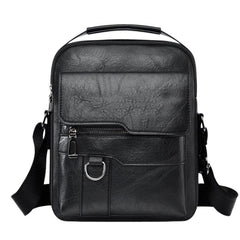 Men Large-Capacity Handheld & Crossbody Bag, Casual Vertical Briefcase