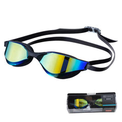 JAZERO Adult Racing Anti-Fog HD Swimming Goggles, Outdoor Training Glasses For Men Women