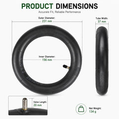 Ulip 10-Inch Thickened Wear-Resistant Puncture-Proof Straight-Nose Inner Tube For Segway-Ninebot Max G30
