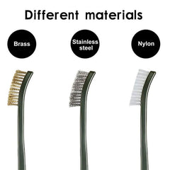 Dual-Ended Cleaning Brush For Removing Dirt Rust, G122 3-Piece Set