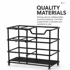 Toothbrush Razor Storage Rack Wrought Iron Oral Care Skincare Accessories Square Holder