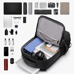 WEIXIRE B929 Men Business Backpack for Short Trips Lightweight Large-Capacity Laptop Bag