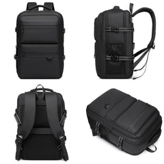 WEIXIER B928 Men Large-Capacity Waterproof Oxford Fabric Laptop Backpack Multifunctional Travel Bag