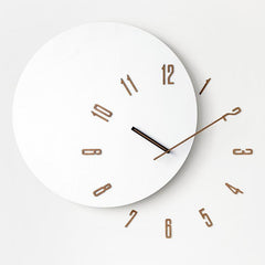 wozoom Living Room Modern Minimalist Wood Silent Decorative Clock