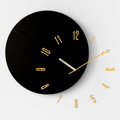 wozoom Living Room Modern Minimalist Wood Silent Decorative Clock