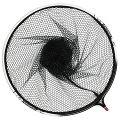 LINNHUE Titanium Alloy Fishing Landing Net Head Rubber Coated Snagless Mesh Dip Net Replacement, 30cm Fine Mesh, 35cm Fine Mesh, 35cm Light Fine Mesh, 40cm Coarse Mesh, 45cm Coarse Mesh
