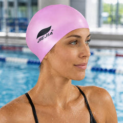 JIEJIA Extra Large Elastic Waterproof Silicone Swim Cap
