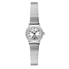 BS Bee Sister FA1870 Womens Vintage Small Round Watch With Bamboo Style Expansion Band & Small Seconds Dial