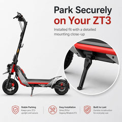 For Segway Ninebot ZT3 Scooter Kickstand Metal Side Support Parking Stand Foot Bracket Assembly