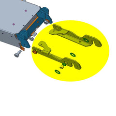 For Segway Ninebot MAX G2 Electric Scooter Front Fork Suspension Swing Arm Repair Parts, Right Side, Left Side