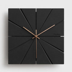 wozoom Silent Modern Wood Pointer Decorative Wall Clock, Black A, Black B, Black C, Black D