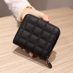 Women  Short Zipper Cute Coin Purse Mini Wallet