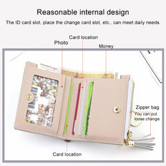 Lady Short Cross-Streaked Suzip Wallet