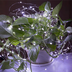 22m 200 LEDs Solar Powered Home Garden Copper Wire String Fairy Light Outdoor Christmas Party Decor Strip Lamp with 8 Modes, RGB, White Light, Warm White