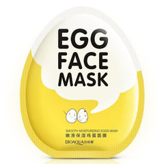 10 PCS Egg Facial Mask Smooth Moisturizing Face Mask Oil Control Shrink Pores Whitening Brighten Mask Skin Care