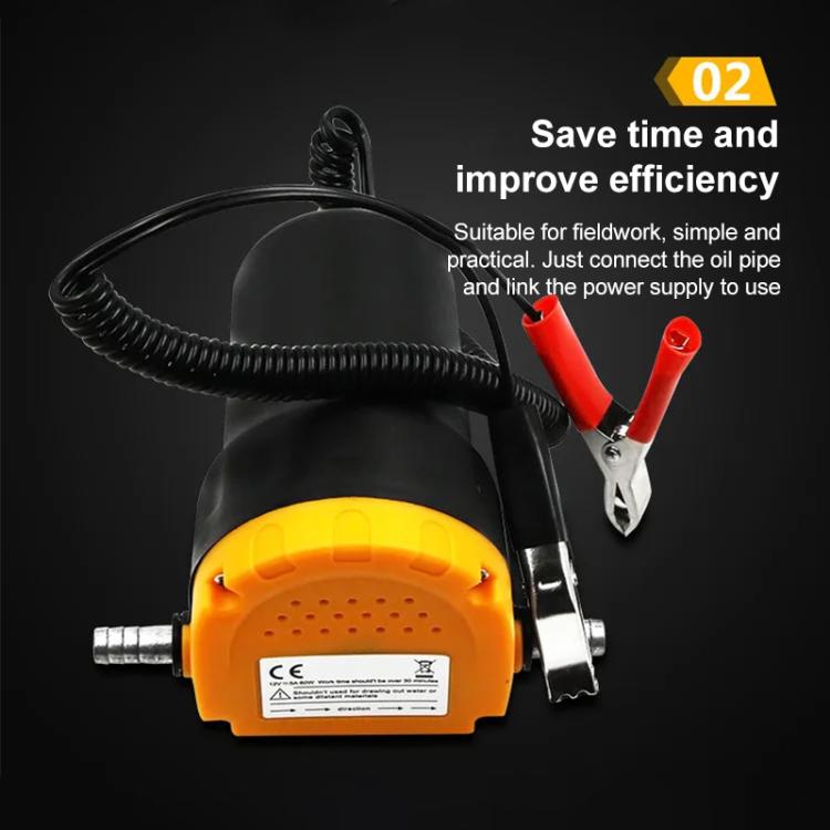24V 60W Oil / Crude oil Fluid Sump Extractor Scavenge Exchange Transfer Pump Suction Transfer Pump + Tubes for Auto Car Boat Mot, 24V