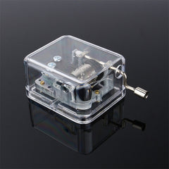 Music Box DIY Craft Vintage Musical Gold Hand Music Boxes