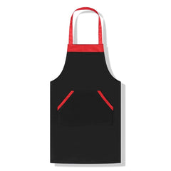 Solid Color Polyester Home Apron Antifouling Simple Adult Apron