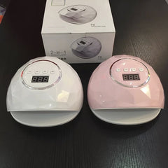 F6 UV LED Lamp Nail Dryer Dual hands Nail Lamp Curing UV Gel Nail Polish With Sensor & Timer & LCD Display