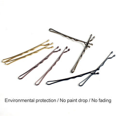 3 PCS Female Black Gold Barrettes Hair Clips Headbands Hair Accessories