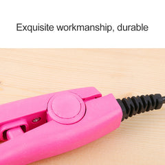 Mini Hair Straightener Ceramic Tourmaline Plates Curler