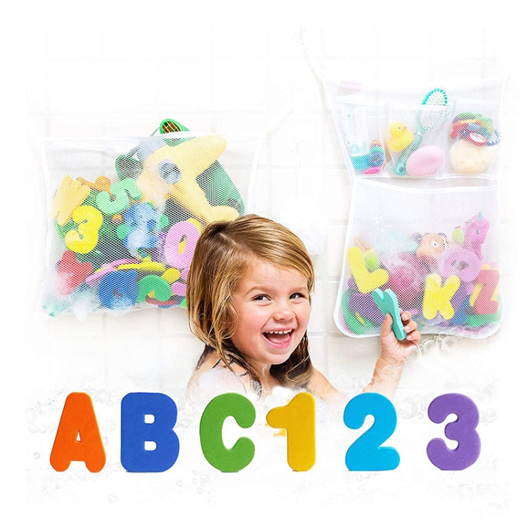 36pcs/Set Alphanumeric Letter Puzzle Baby Bath Toys Soft EVA Kids Baby Water Toys for Bathroom Early Educational Suction Up Toy, Baby Water Toys