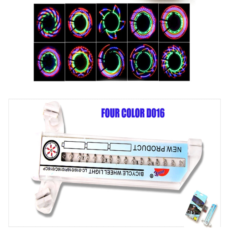 Bike Cycling Bicycle Tire Valve 32 Led Flash Spoke Wheel Light, 32 LED Wheel Light