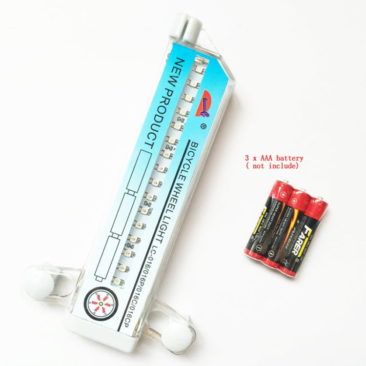 Bike Cycling Bicycle Tire Valve 32 Led Flash Spoke Wheel Light, 32 LED Wheel Light