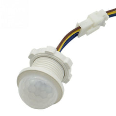Indoor Outdoor Infrared Light Motion Sensor Time Delay PIR Switch LED Sensitive Night Lamp, AC 220V