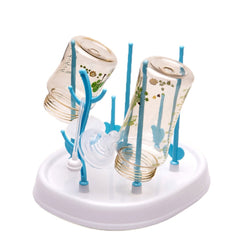 Baby Bottle Drying Rack Simple Tree Shape Cleaning Dryer Detachable Useful Infant Milk Cup Nipple Pacifier Holder, Infant Milk Cup Holder