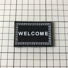 Handmade Simulation Doll House Accessories Welcome Pad Floor Mat Model