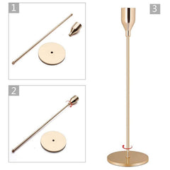 Creative Single Head Candlestick Candle Holder Wedding Table Decoration, S, M, L