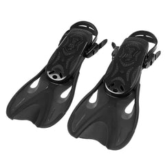 Adult Children Adjustable Flippers Snorkeling Equipment, Rose Red 42-45 Yards