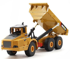 Alloy Articulated Dump Truck Model Children Alloy Toy Car Ornaments, Articulated Dump Truck