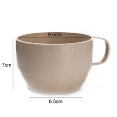 Wheat Straw Coffee Cup Tea Milk Breakfast Cups
