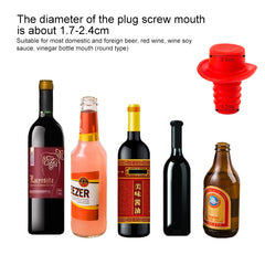 Silica Gel Top Hat Fresh Wine Corks Cruet Red Wine Stopper, 2 PCS Hat Shape(Brown), 2 PCS Hat Shape(Black), 2 PCS Hat Shape(Red Wine), 2 PCS Hat Shape(Yellow), 2 PCS Hat Shape(Rose Red), 2 PCS Hat Shape(Red)