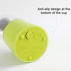 500ml Mini Portable Electric Juicer Cup USB Rechargeable Juicer Blender Maker Shaker Squeezers Fruit Orange Juice Extractor, 4 Blade Head Pink, 4 Blade Head Blue, 4 Blade Head Green