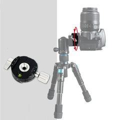 BENXIN QJ07 Panoramic Clip Holder 360 Degree Rotating Pan/tilt Tripod SLR Camera Quick Mounting Plate Panoramic Clip Holder