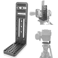 BXIN L130C Universal L-shaped Vertical Clapper SLR Tripod Hydraulic Pan/tilt Quick Release Plate Suitable For Shadow Stabilizer, BEXIN L130C