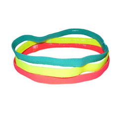 2 PCS Elastic Rope Candy Color Sports Yoga Hair Band Headband Sweat Band, Elastic Rope Hair Band (Black)