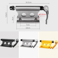 Bicycle Front Fork Fixed Clip Luggage Rack, (Yellow), (Black)