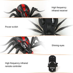 Tricky Funny Toy Infrared Remote Control Scary Creepy Spider, Size: 16*10cm, Spider1