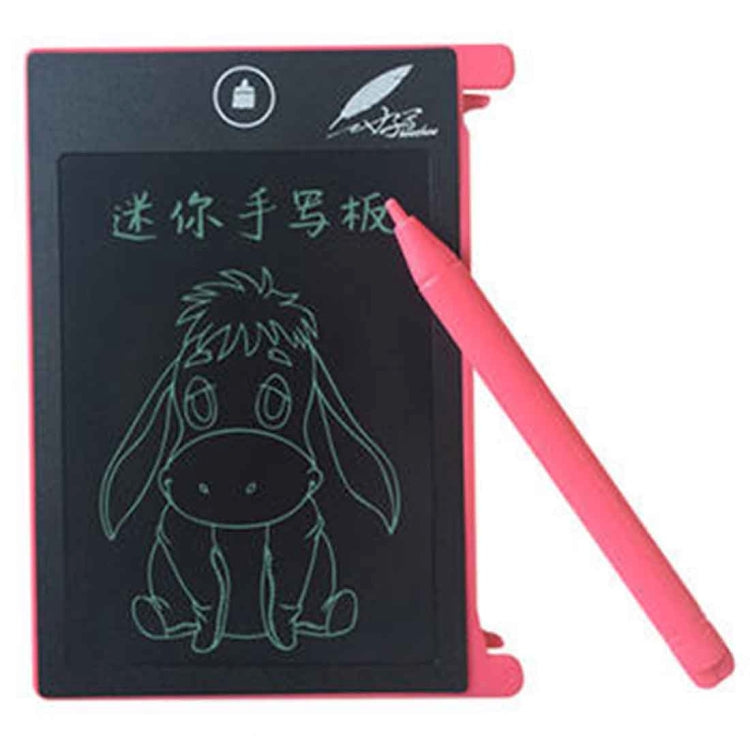 CHUYI 4.4 inch LCD Writing Tablet Portable Electronic Writing Drawing Board Doodle Pads with Stylus for Home School Office, 4.4 inch Pink