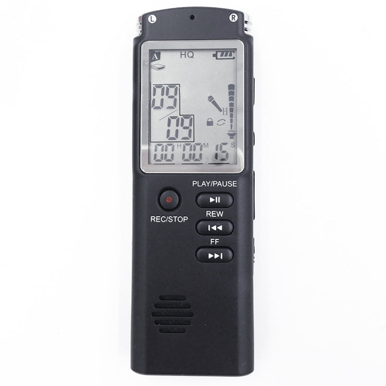 T60 Monochrome Screen HD Noise Reduction Digital Voice Recorder, 16G, Support MP3 / WAV Format, 16G