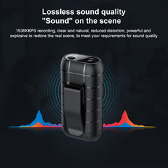 B800 Back Clip HD Sound Lossless Voice Recorder, B800