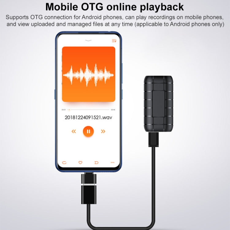 B800 Back Clip HD Sound Lossless Voice Recorder, B800