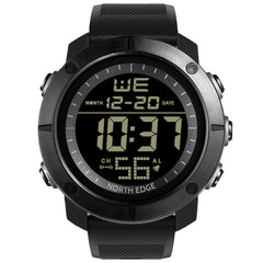 TANK North Edge Men Fashion Professional Military Army Outdoor Sport Waterproof Running Swimming Smart Digital Watch, TANK North Edge