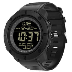 TANK North Edge Men Fashion Professional Military Army Outdoor Sport Waterproof Running Swimming Smart Digital Watch, TANK North Edge