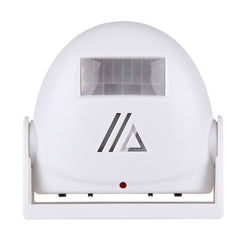 5301 Wireless Infrared Motion Sensor Welcome Alarm Intelligent Greeting Warning Doorbell, IR Distance: 10m, 5301 White